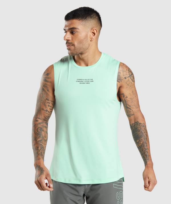 Panske Tielko Gymshark Steve Cook Modre | UQ0627489